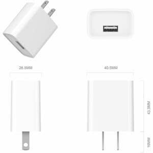 Pro Series Apple Compatible Charging Kit - 6FT - MFi Certified iPhone/iPad/ - White cable and adapter - Non retractable pr