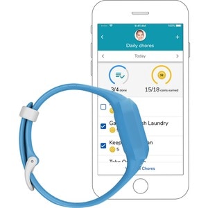 Garmin vívofit jr. 3 Smart Watch - Blue Body Color - Silicone Band Material - Accelerometer - Clock Display, Alarm, Timer 