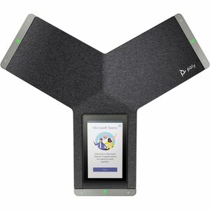Poly Trio C60 IP Conference Station - Corded/Cordless - Wi-Fi, Bluetooth - Black - VoIP - IEEE 802.11a/b/g/n - 2 x Network
