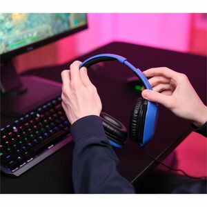 Trust Gaming Zirox 415B Kabel Auf den Ohren, Über das Ohr Stereo Gaming Headset - Blau - Binaural - Geschlossen - 20 Hz bi
