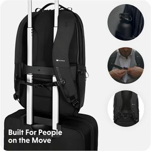 Hyper HyperPack Pro HP20P2BKGL Carrying Case (Backpack) for 32.8 cm (12.9") to 40.6 cm (16") Apple MacBook - Black - Water