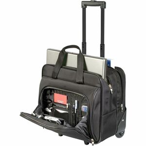 Targus Executive TBR003EU Carrying Case (Roller) for 39.62 cm (15.60") to 40.64 cm (16") Notebook, Accessories - Black - W