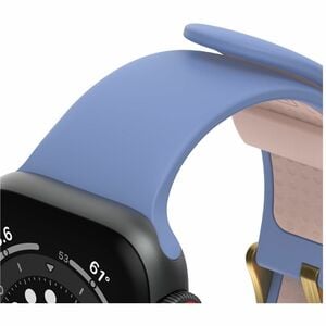 OtterBox Adjustable Smartwatch Band - Buckle Attachment - Blue - Silicon, Stainless Steel