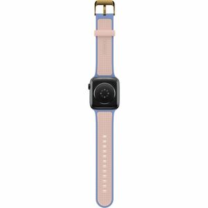 OtterBox Adjustable Smartwatch Band - Buckle Attachment - Serendipity (Blue) - Silicone, Stainless Steel
