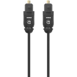 Manhattan 356077 2m Fibra óptica Cable de audio - Cable for Dispositivo de audio, Receptor A/V, Amplificador, Sistema del 