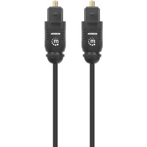 Manhattan 356060 1m Fibra óptica Cable de audio - Cable for Dispositivo de audio, Receptor A/V, Amplificador, Sistema del 
