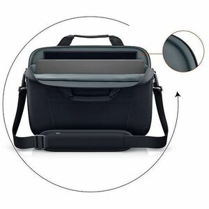 Dell EcoLoop Pro Carrying Case (Briefcase) for 38.1 cm (15") to 39.6 cm (15.6") Notebook, Tablet, Accessories - Black - We