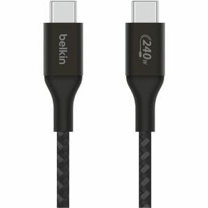 Belkin BoostCharge 2 m USB-C Data Transfer Cable - Cable for MacBook, Chromebook, Notebook, iPad, USB Device, Tablet, Smar