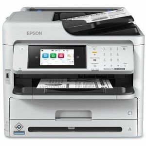 Epson WorkForce Pro WF-M5899 Wired & Wireless Inkjet Multifunction Printer - Monochrome - Copier/Fax/Printer/Scanner - 120