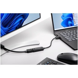 Adaptateur A/V Kensington - 7680 x 4320 Supported - Noir