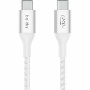 Belkin BoostCharge 2 m USB-C Datentransferkabel - Cable for MacBook, MacBook Air, MacBook Pro, Chromebook, Notebook, iPad,