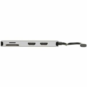 Station d'accueil Tripp Lite series U442-DOCK8-GG USB Type C pour Smartphone, Tablette, Ordinateur de bureau, Projecteur, 