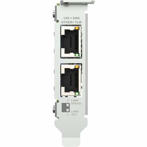 QNAP QXG-10G2T 10Gigabit Ethernet Card for Switch, Computer - 10GBase-T - Plug-in Card - PCI Express 3.0 x4 - Low-profile 