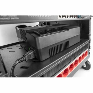 Digitus 21U Enclosed Cabinet Rack Cabinet for Network Equipment - Black - Sheet Steel - 136 kg Maximum Weight Capacity - 1