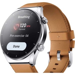 MI Watch S1 Smart Watch - Redondo Case Shape - 46.50mm Case Height - 46.50mm Case Width - Plata Band Color - Acero Inoxida