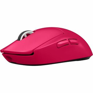 Logitech G PRO X Superlight 2 Lightspeed Wireless Gaming Mouse - Optical - Wireless - Rechargeable - Magenta - USB 2.0 - 3