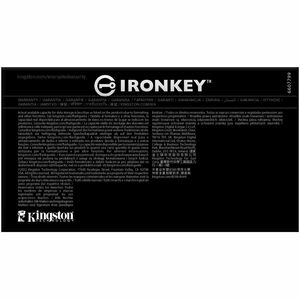 IronKey D500S 32 GB USB 3.2 (Gen 1) Type A Rugged Flash Drive - XTS-AES, 256-bit AES - TAA Compliant - 260 MB/s Read Speed