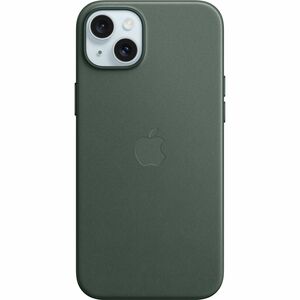Apple Case for Apple iPhone 15 Plus Smartphone - Evergreen - Scratch Resistant, Drop Resistant, Bump Resistant - FineWoven