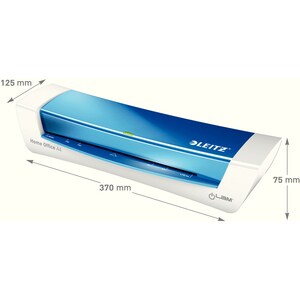 Leitz iLAM Laminator - Pouch - 230 mm Lamination Width - 0.40 mm Lamination Thickness - 128 mm Height x 370 mm Width x 76 