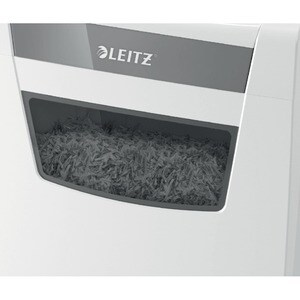 Leitz IQ Home Office Paper Shredder - Cross Cut - 11 Per Pass - for shredding Staples, Paper Clip, Paper - 4 mm x 28 mm Sh