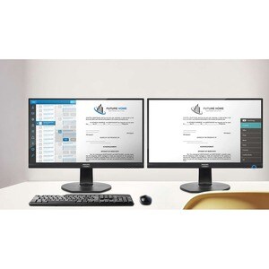 Philips 221V8 22" Class Full HD LCD Monitor - 16:9 - Textured Black - 54.6 cm (21.5") Viewable - Vertical Alignment (VA) -