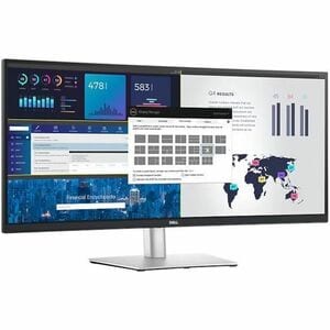 Dell P3424WE 34" Class WQHD Curved Screen LED Monitor - 21:9 - 86.6 cm (34.1") Viewable - In-plane Switching (IPS) Technol