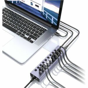 i-tec USB/Ethernet Combo Hub - USB 3.2 Gen 1 (3.1 Gen 1) Type-C - Grey - 10 Total USB Port(s) - 3 USB 2.0 Port(s)1 Network