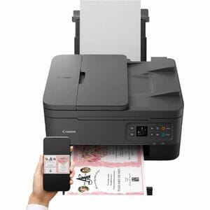 Stampante multifunzione a getto di inchiostro Canon PIXMA TS7450i Wireless - Colore - Nero - Fotocopiatrice/Stampante/Scan