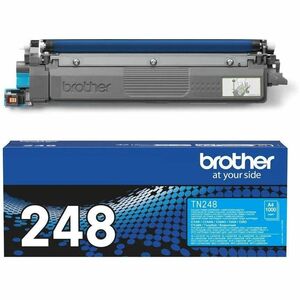 Brother TN-248C Original Laser Toner Cartridge - Cyan - 4 Pack - 1000 Pages