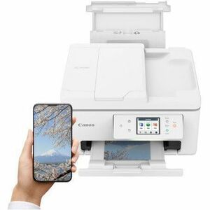 Canon PIXMA TS7650i Wireless Inkjet Multifunction Printer - Colour - White - Copier/Printer/Scanner - 1200 x 1200 dpi Prin