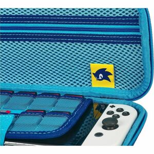 PowerA Carrying Case Nintendo Portable Gaming Console - Blue - Ethylene Vinyl Acetate (EVA) Body - Handle