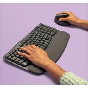 Logitech Wave Keys Keyboard - Wireless Connectivity - USB Interface - Danish, Norwegian, Swedish, Finnish - QWERTY Layout 