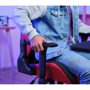 Fauteuil Gaming Trust GXT 714R RUYA - Tissu, Cuir PU, Mousse polyuréthane, Bois, Plastique, Nylon - Rouge