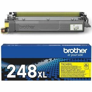 Brother TN-248XLY Original High Yield Laser Toner Cartridge - Yellow - 4 Pack - 2300 Pages