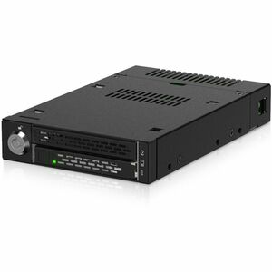 Icy Dock ToughArmor MB833MK-B V2 Drive Enclosure for 3.5" M.2, PCI Express NVMe 4.0 - SFF-8654 SlimSAS Host Interface Inte