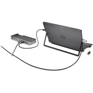 Kensington NanoSaver Keyed Dual Head Laptop Lock - 1.80 m Cable - Keyed Lock - Carbon Steel - For Notebook, Tablet