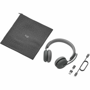 Logitech Zone Wireless 2 Wireless Over-the-head, On-ear Stereo Headset - Graphite - Microsoft Teams Certification - Google