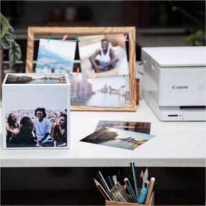 Canon Photo Paper - Pink - 127 mm x 127 mm - Glossy - 40 Sheets - Double-sided