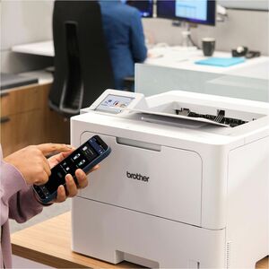 Brother HL-L6415DW Desktop Wireless Laser Printer - Monochrome - 52 ppm Mono - 1200 x 1200 dpi Print - Automatic Duplex Pr