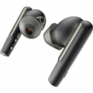 Poly Voyager Free 60 UC True Wireless Earbud Stereo Earset - Carbon Black - Siri, Google Assistant - Binaural - In-ear - 3