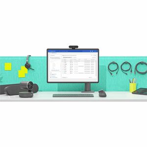 Logitech Large Room Solution with Tap and Rally Plus for Google Meet - Large Room Size Supported