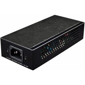 Gigabit High-Power PoE+ Injector, 1 x 30 W, IEEE 802.3at/af Power over Ethernet (PoE+/PoE) - 120 V AC, 230 V AC Input - 1 