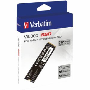 512GB Vi5000 PCIe NVMe M.2 2280 Internal SSD - Notebook, Desktop PC Device Supported - 5000 MB/s Maximum Read Transfer Rat