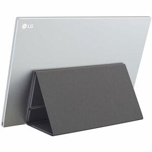 LG gram +view 16MR70 16" Class WQXGA LCD Monitor - 16:10 - Silver, Black - 16" Viewable - In-plane Switching (IPS) Technol