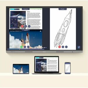 BenQ RE6503A 1651 mm 4K UHD LCD Collaboration Display - Cortex A55 - 4 GB - Infrarosso (IrDA) - Touchscreen - 16:9 Rapport