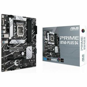 Carte Mère Asus Prime B760-PLUS D4 - Intel B760 Chipset - Socket LGA-1700 - ATX - Cœur, Pentium Gold, Celeron Processor Su