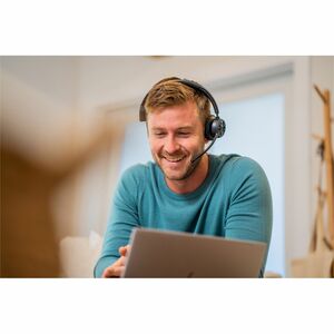 Poly Voyager 4300 UC 4310-M Kabel/Kabellos Kopfbügel, Auf den Ohren Stereo Headset - Schwarz - Siri, Google Assistant - Bi