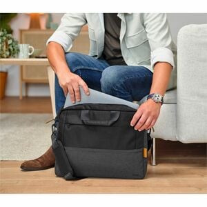 Trust Lisboa Tasche (Aktentasche) für 40,6 cm (16 Zoll) Notebook - Schwarz - Polyester Körper - Stoßsicher, Stoßfest, Wass
