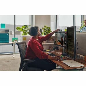 Poly Blackwire 3320 Com fios Na orelha, Headset Estéreo Fone de ouvido - Preto - Microsoft Teams Certification - Binaural 