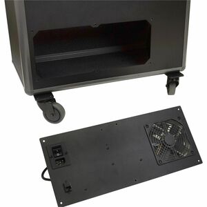 Dicota Laptop/Tablet-Ladewagen - Schiebetür Griff - 4 Rollen - Aluminium - 363 mm Länge x 633 mm Breite x 865 mm Tiefe - S
